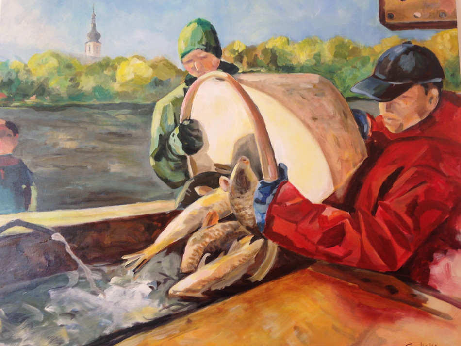 Fishing by Claudia Hüttl